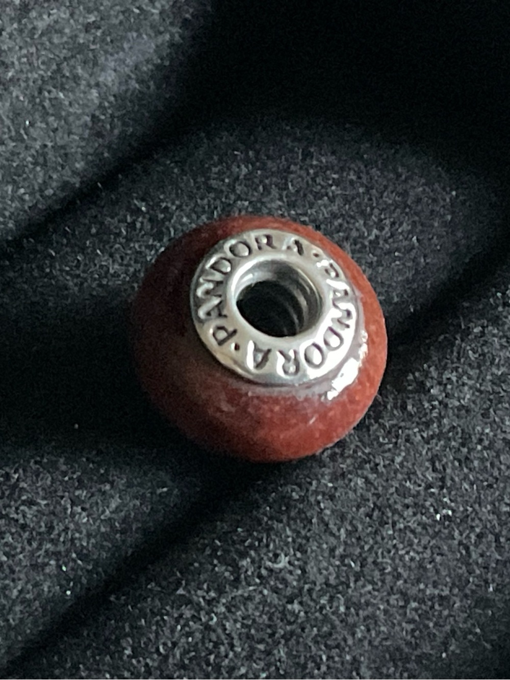 Pandora Muirapiranga Wood Charm with Sterling Core
